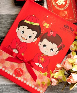 中式婚礼必备签名册/大签到册/签名簿-玫瑰志QDYP004 中式婚礼必备签名册/大签到册/签名簿-玫瑰志QDYP004