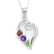 贵菲尔珠宝，晶彩夏橄榄石，石榴石紫水晶吊坠