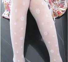  夏季新款 珂维儿童丝质提花连裤袜 女童薄丝袜  舞蹈袜裤