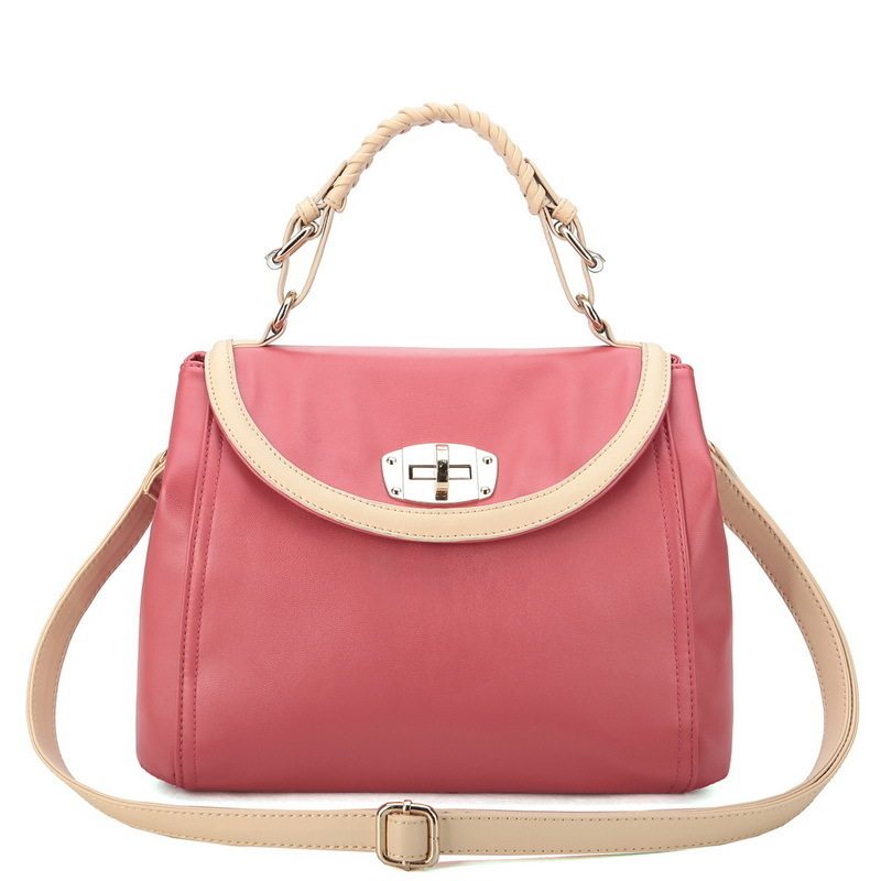 欧时纳夏季新款<span class=H>手提</span><span class=H>包</span>进口PU皮斜挎<span class=H>女</span><span class=H>包</span>撞色锁扣休闲淑<span class=H>女</span>通用<span class=H>包</span>