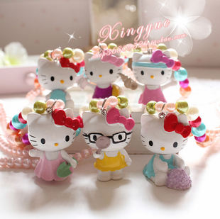  儿童饰品 沙滩小Kitty 儿童项链 宝宝项链 6款可选