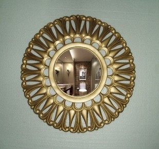 欧式创意浴室镜玄关镜装饰镜，酒吧宾馆电视，背景墙壁装饰镜子浴室镜