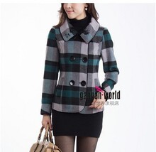 甘甘正品2012春装新款女装韩版呢子外套大码<span class=H>毛呢</span>大衣 女9002
