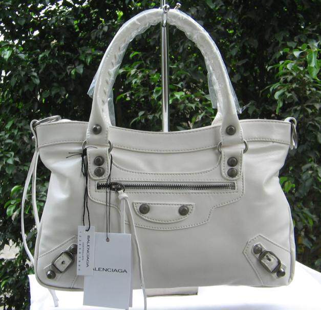 ◆皇冠店◆BALENCIAGA(巴黎世家)机车包★铭牌序列号★补妆镜肩带