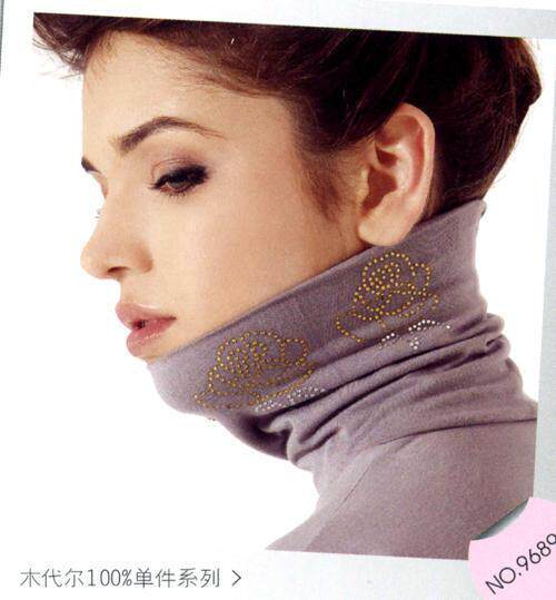 8折 ◆四皇冠 特价49元◆热卖时尚高领堆领莫代尔美体内衣N72