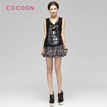 COCOON可可尼2012新品亮片无袖上衣303105004原价679