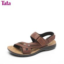 Tata/他她 牛皮588-32/2012夏季 男凉鞋/皮凉鞋沙滩鞋/潮流男鞋