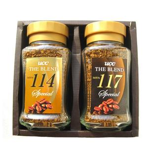  品店 UCC 精选速溶114 117咖啡礼盒70g*2 进口原味咖啡豆 粉