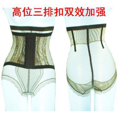 黛安芬 三排扣双效加强 穿到胸下/产后提臀收腹裤/收胃/花边款