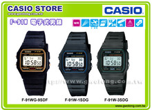 &sum;原裝正品&rarr;CASIO卡西欧男表F-91W-1SDG/3SDG/F-91WG-9<span class=H>SDF</span>有现货