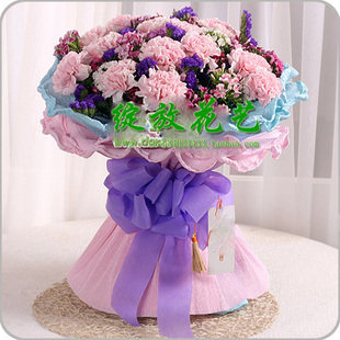 康乃馨暖流 石家庄鲜花店石家庄鲜花速递母亲节鲜花预定/同城配送