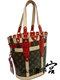Louis Vuitton LV 路易威登 08春夏限量 老花红皮单肩包