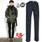 愛嘉依2011時尚男裝韓版牛仔褲修身鉛筆褲個性顯瘦大碼破洞男褲