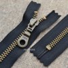 YKK拉链服装箱包5号古铜闭尾黑色袋口领口手工布袋皮具金属铜拉锁