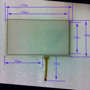 6.2寸触摸手写屏155*88歌乐e路航车载dvd，导航触摸配元太6.2