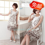 纯棉孕妇装夏装连衣裙 2012时尚韩版孕妇裙公主裙漂亮绣花裙 包邮