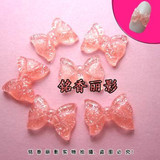 SZH39日单 手机美容DIY 美甲 12mm 果冻闪晶蝴蝶节
