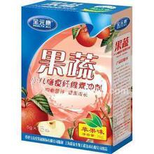 全元康果蔬膳食纤维素冲剂★苹果味★补充维生素/清火