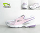 骑士拓新款女子跑鞋白粉红淡雅淑女鞋