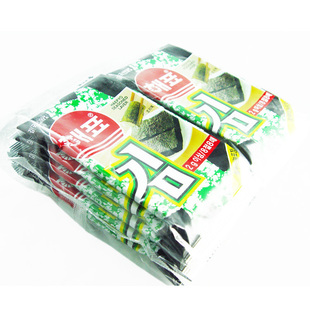  版主食品韩国进口零食海飘海苔 寿司专用紫菜49元特价包邮