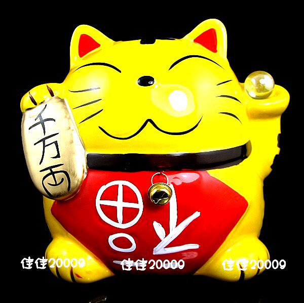 包邮 大号超可爱卡通猫和风招财猫存钱罐储钱罐储蓄罐 火热促销