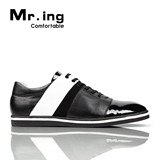 Mr.ing 2010春款经典色系时尚个性休闲皮鞋 [F381]^@^