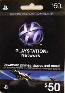 特价SONY PS3/PSP PSN playstation Network $150 美服点卡