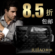 coach 男包代购美国 正品现货 70248 男款真皮斜跨单肩包 商务包
