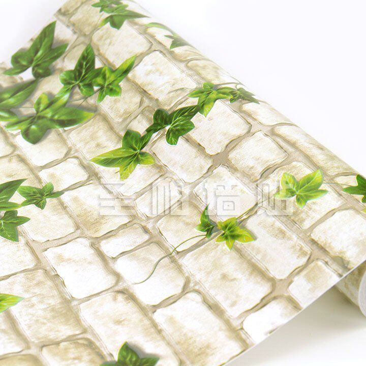 特价  PVC自粘墙纸壁纸田园壁纸即时贴家具贴纸绿叶蔓藤sp1406