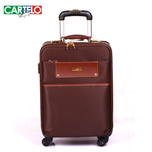  CARTELO卡帝乐鳄鱼专柜正品拉杆箱免托运万向轮旅行箱防水牛津布
