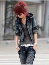蘑菇街2012春装韩版衣服潮修身显瘦牛仔外贸原单小外套女服装<span class=H>批发</span>