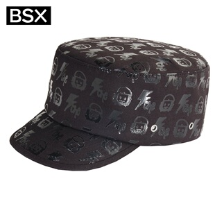 Summer of 2012 new stock recommendation Giordano BSX men's military Cap MINI CHE splash star printing 04202001