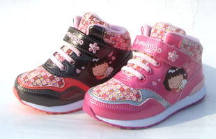 兄妹猫童鞋冬款k458女童超轻防滑冬季运动鞋