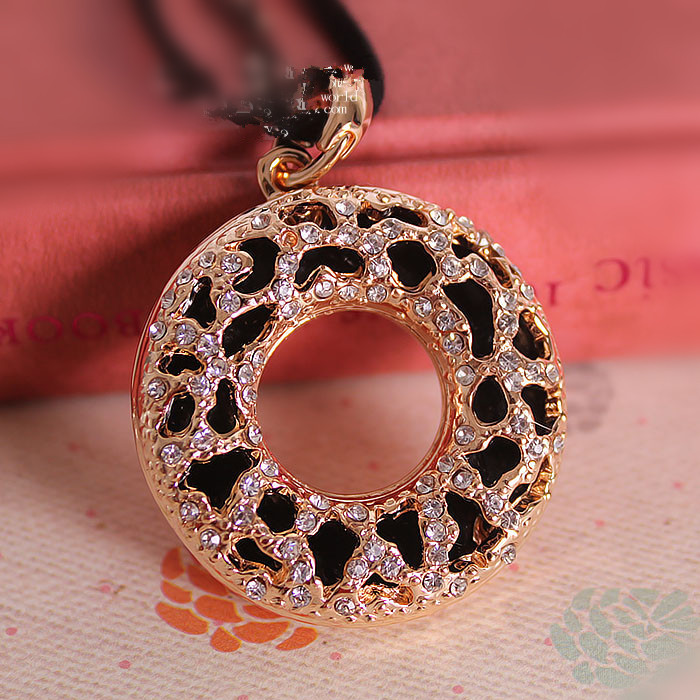 韩国饰品复古时尚豹纹...