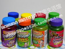 One A Day�ݶ�Scooby/Flintstones��ͯ����ά��������/�׽�Ƭ 4��