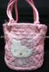 楚楚Kitty新到正版Hello Kitty粉色小桶拎包