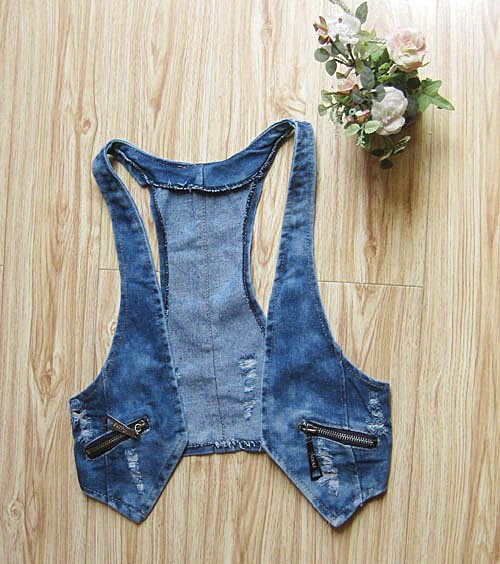 <em>牛仔小马甲</em>小背心 : <em>牛仔小马甲</em>小背心图片及搭