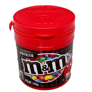  【天猫超市】M&M`S 牛奶巧克力豆瓶装100g 乐享生活