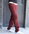 2010春装韩版男装修腿低腰小脚裤休闲裤子直筒裤 六色