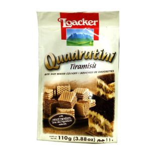  【天猫超市】意大利进口零食品 莱家/Loacker提拉米苏威化饼 110g