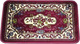 韩版提花脚垫(地毯)酒红 45X75CM