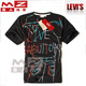 日单正品 LEVIS 09专柜木村拓哉代言线拼人图案短袖T恤