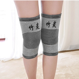 武太郎(武太郎)竹炭纤维远红外，护膝套保暖驱运动保护关节通用薄款