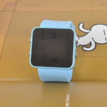 SHINee LED 硅胶 镜面手表 电