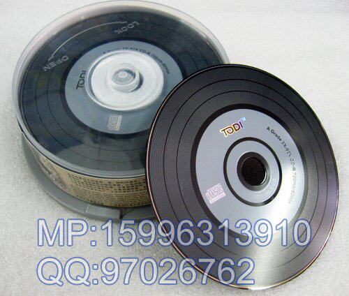 音乐光盘 CD-R黑胶刻录盘 多丽黑胶CD光盘A+(25P/桶,刻坏包换)