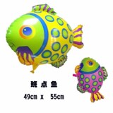 氢气球批发卡通气球儿童气球异形球婚庆气球氢气机异形班点鱼