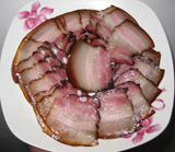 纯手工，正宗四川烟熏腊肉五花肉（肥瘦兼有）25元/500克！