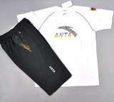 特价夏季优惠安踏/ANTA男纯棉运动套装   <span class=H>运动服</span> 五色入333KS