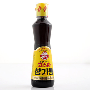 韩国进口调味料 不倒翁上等精品芝麻油 香油 320ml