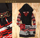【原单正品】09秋冬GUCCI波西米亚风情真皮流苏腰带连帽毛衣外套